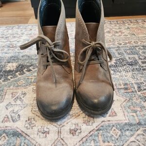 Clarks Brown Ankle Boots
